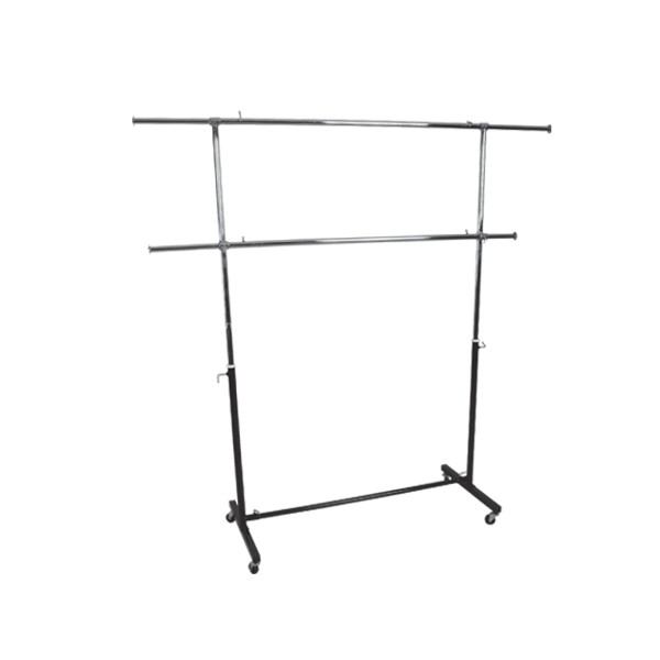 DOUBLE SIDED ROUND BAR T-SHIRT STAND (DR-300)